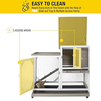 Bunny BJ-50 バーニー J-45model Amazon.com: Rabbit Hutch Cage Outdoor and Indoor Bunny Hutch